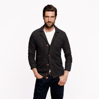 Wallace & Barnes boiled-wool cardigan