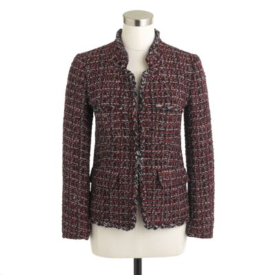 Petite maple tweed jacket J.Crew