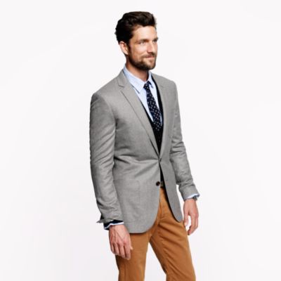 Ludlow club sportcoat in Italian wool flannel