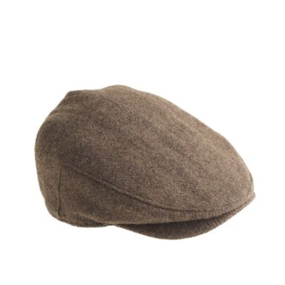 Driver cap in Harris Tweed wool