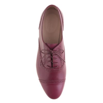 jefferson wholecut leather oxfords
