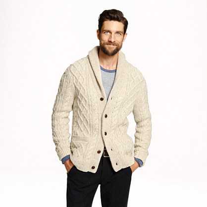 Donegal wool cable cardigan : GIFTS FOR HIM | J.Crew
