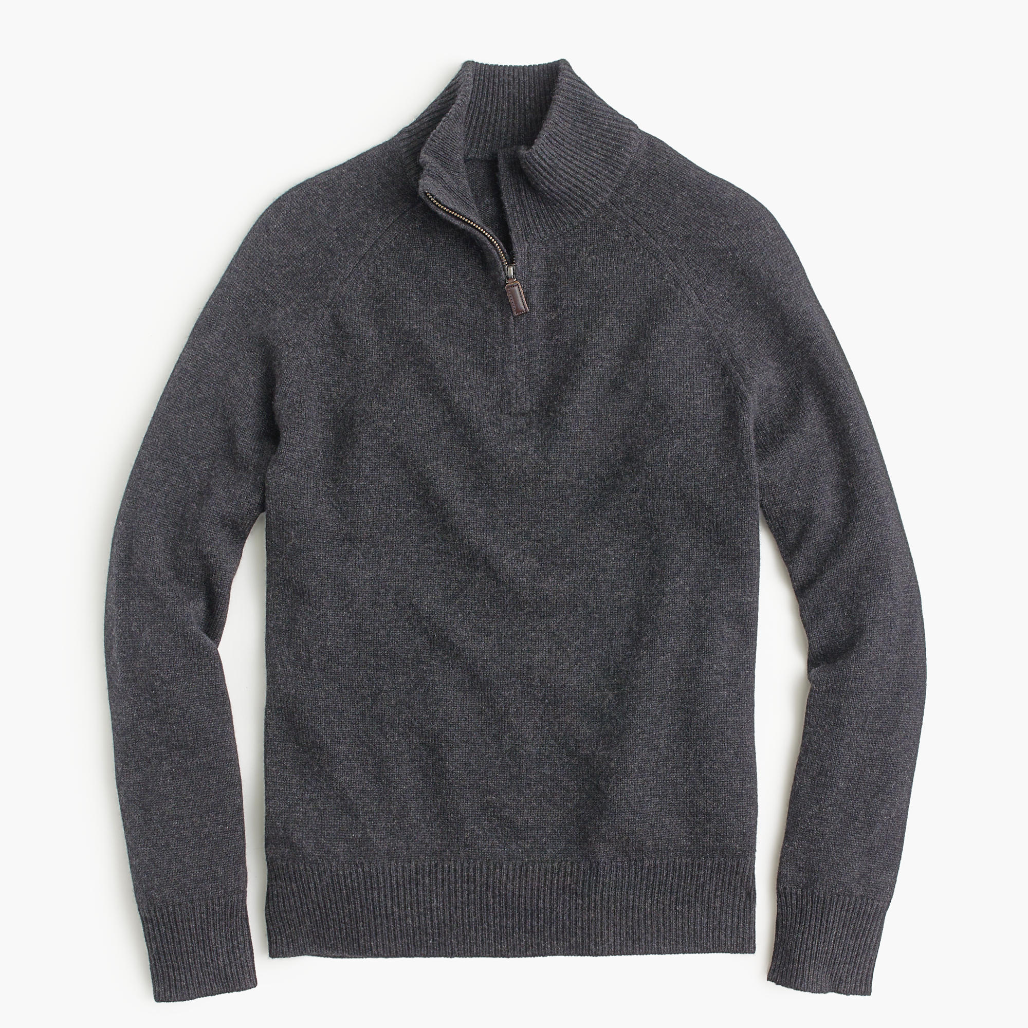 Italian cashmere half-zip sweater : | J.Crew