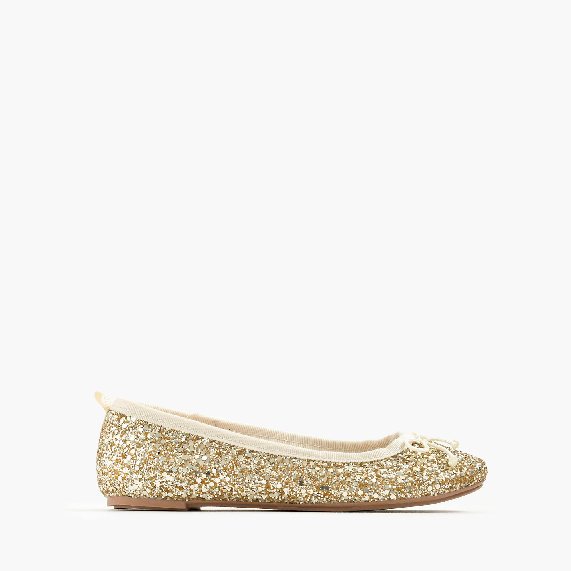 Girls' Classic Glitter Ballet Flats : Girls' Shoes | J.Crew