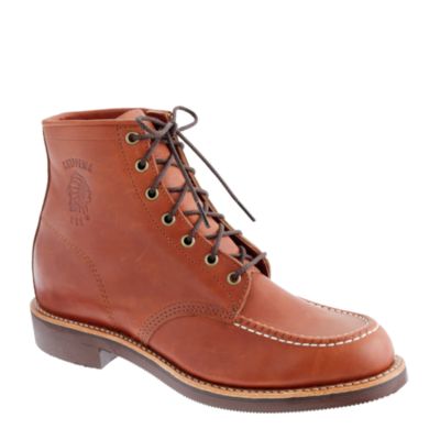 handmade moc toe boots