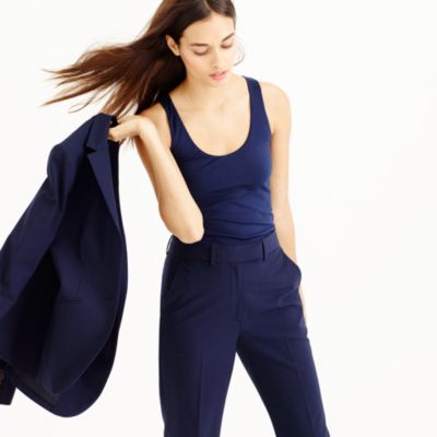 Stretch suiting tank top