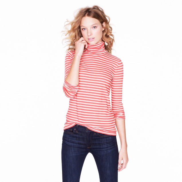 like looks check how Tissue J.Crew tee in turtleneck stripe : like looks check how Tissue J.Crew tee in turtleneck stripe :