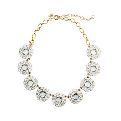 Crystal circle necklace : necklaces | J.Crew