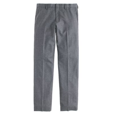 Ludlow suit pant in heathered Italian wool flannel