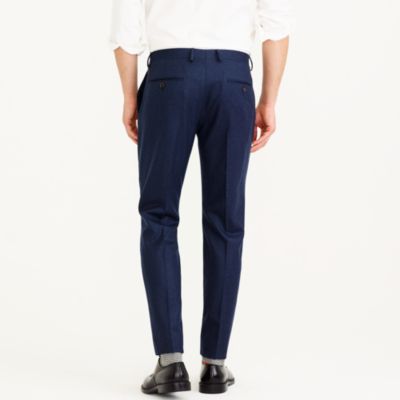 Ludlow suit pant in heathered Italian wool flannel