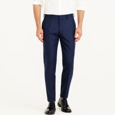Ludlow suit pant in heathered Italian wool flannel