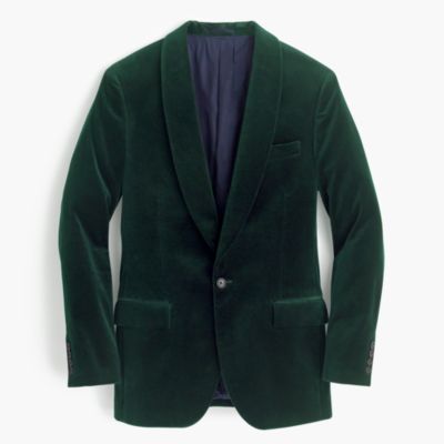 Ludlow ShawlCollar Blazer In Velvet Men's Blazers J.Crew