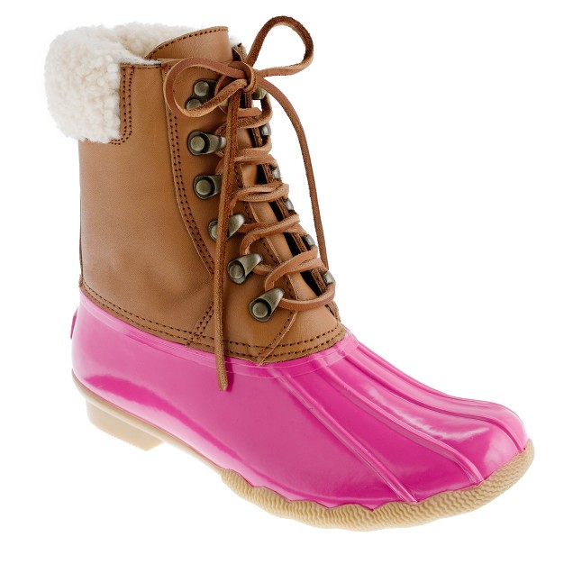 Sperry Top Sider for J Crew short Shearwater boots
