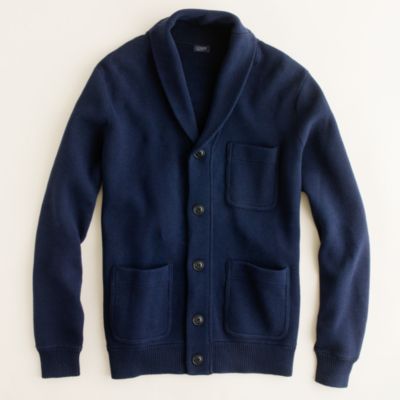 Shawl-collar cardigan : cotton | J.Crew