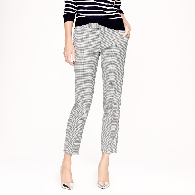 Collection women's Ludlow trouser in houndstooth Italian wool : | J.Crew