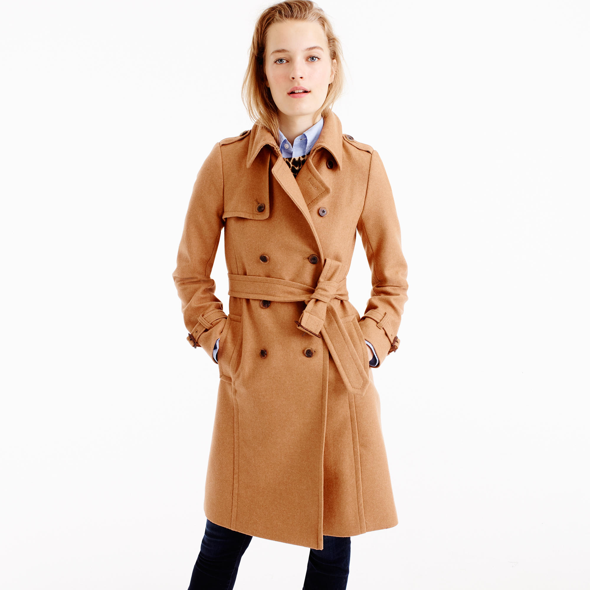 Petite Icon Trench Coat In Wool-Cashmere : Women's Coats & Jackets
