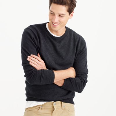 Cotton-cashmere crewneck sweater