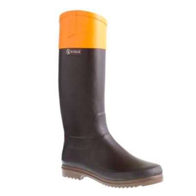 aigle lace up wellies