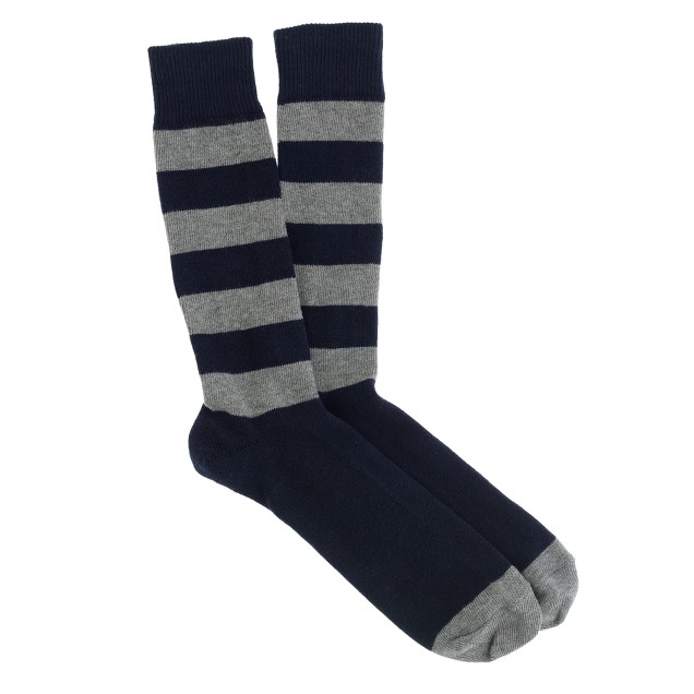 Stripe rugby socks : | J.Crew