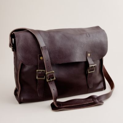 Leather railway bag Men bags J.Crew