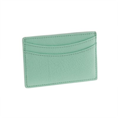 Leather card case : Wallets | J.Crew