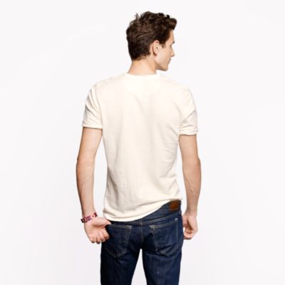 Homespun Knitwear short-sleeve coalminer henley