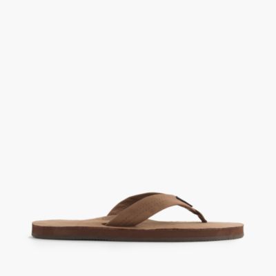 Men's RainbowÂ® leather flip-flops : sandals  slip-ons | J.Crew
