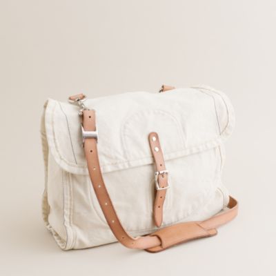 j crew canvas messenger bag