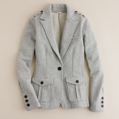 Knit military blazer J.Crew