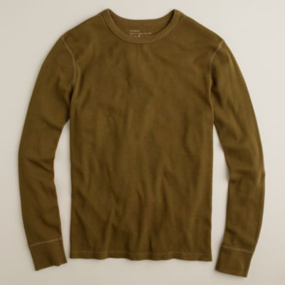 Spindletop waffle long-sleeve tee