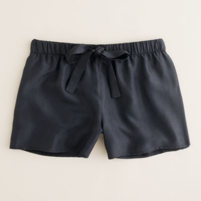 Silk sleep shorts J.Crew