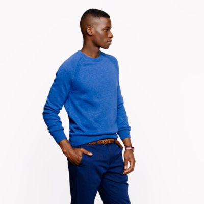 Slim textured slub cotton sweater