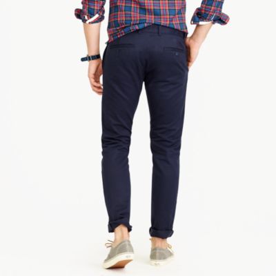 Unhemmed essential chino in 484 fit