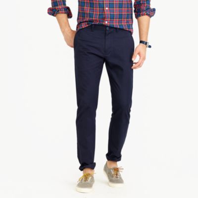 Unhemmed essential chino in 484 fit