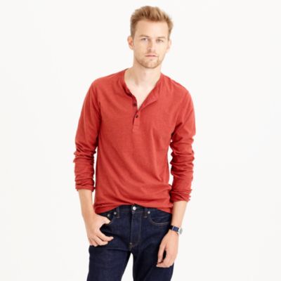 Slim broken-in henley