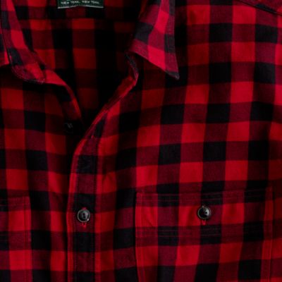 Vintage flannel shirt in buffalo plaid