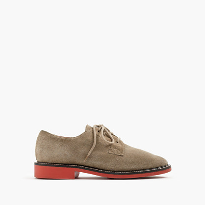 Kids' suede bucks with contrast sole : dress shoes | J.Crew