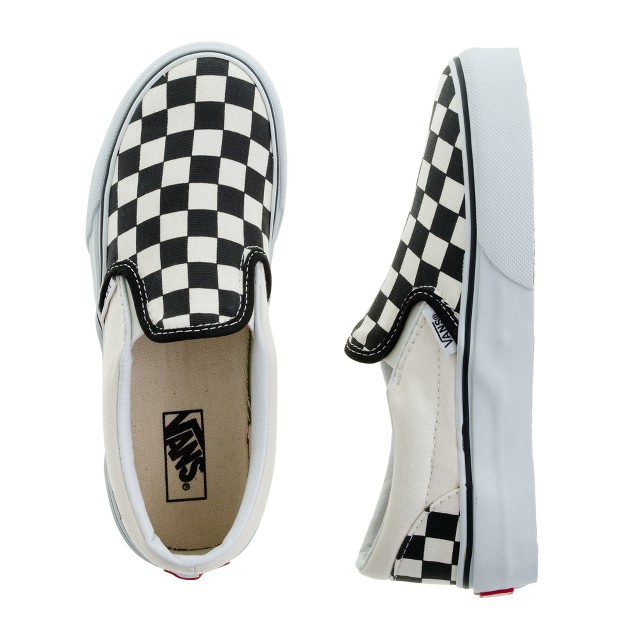 Kids' Vans® checkerboard slip-ons : | J.Crew
