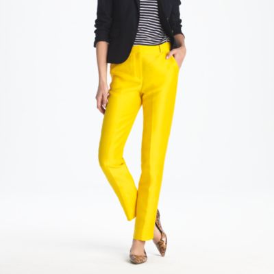 yellow drawstring pants