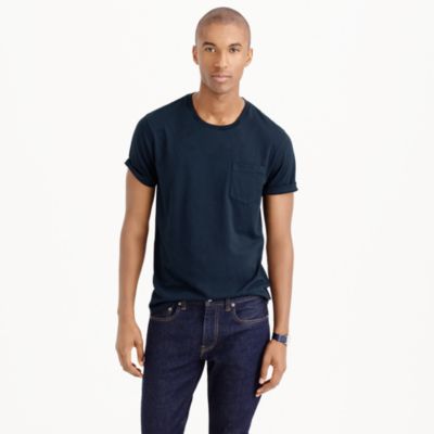 Broken-in pocket T-shirt