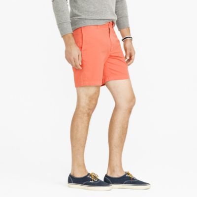 7" Stanton short in garment-dyed cotton