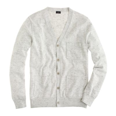 Flecked cotton cardigan J.Crew