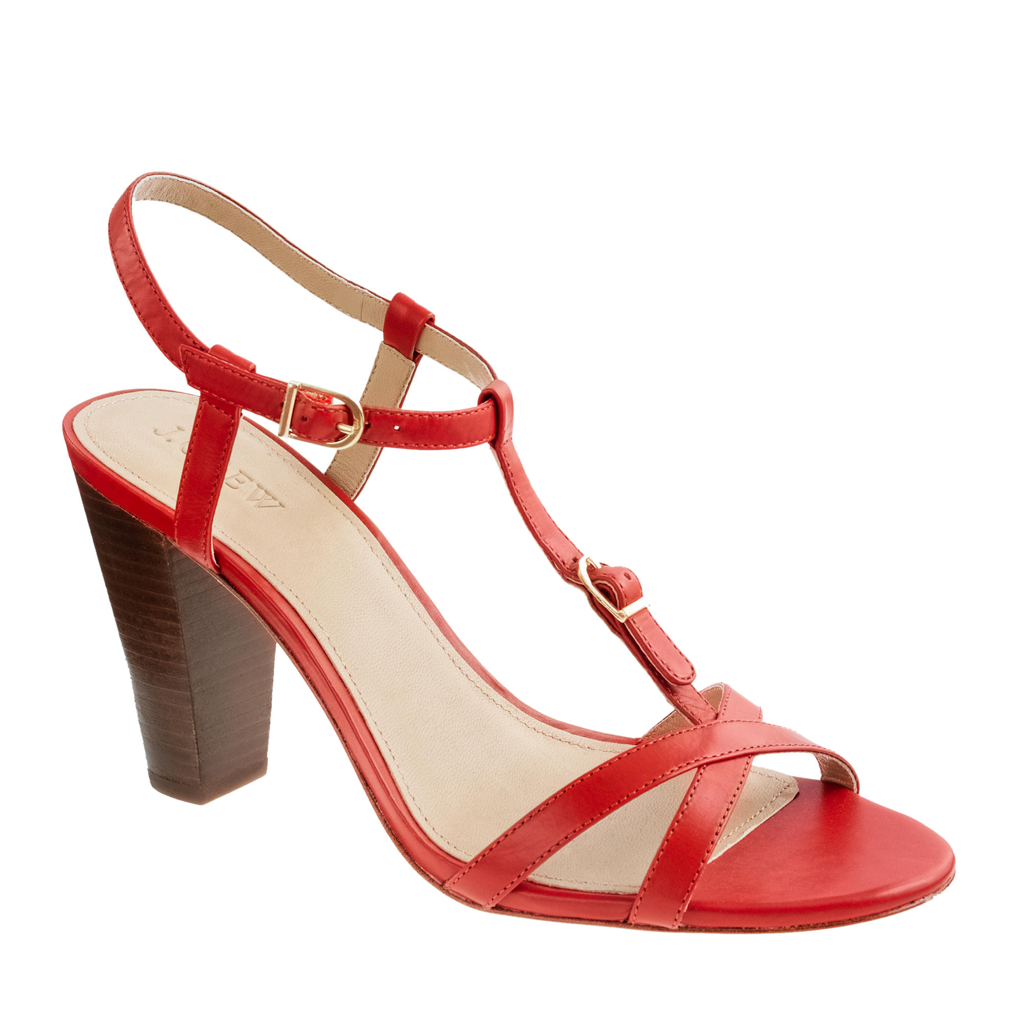 Cecelia high-heel buckle sandals : | J.Crew