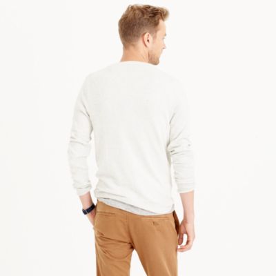 Slim cotton-cashmere crewneck sweater