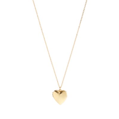 Girls' gold heart locket : jewelry | J.Crew