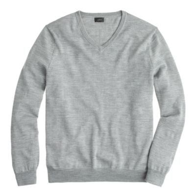 Tall Merino Wool V-Neck Sweater : Men's Sweaters | J.Crew