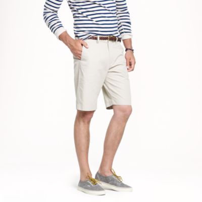 11" club short in lightweight chino