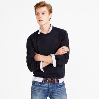 Merino wool crewneck sweater