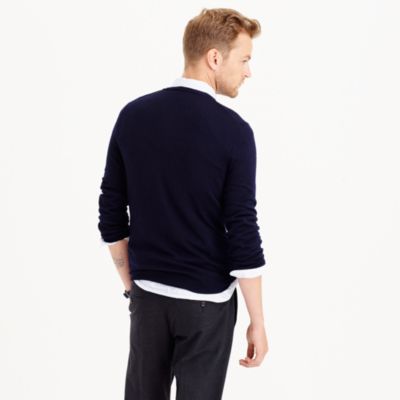 Slim merino wool V-neck sweater