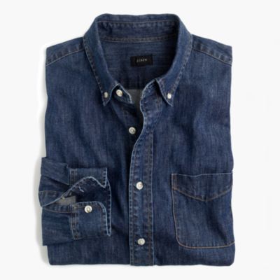 j crew men's shirt size chart
